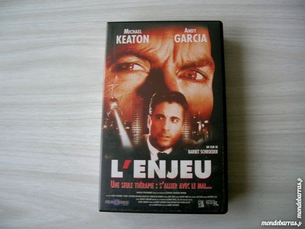 K7 VIDEO L'ENJEU - Michael KEATON DVD et blu-ray