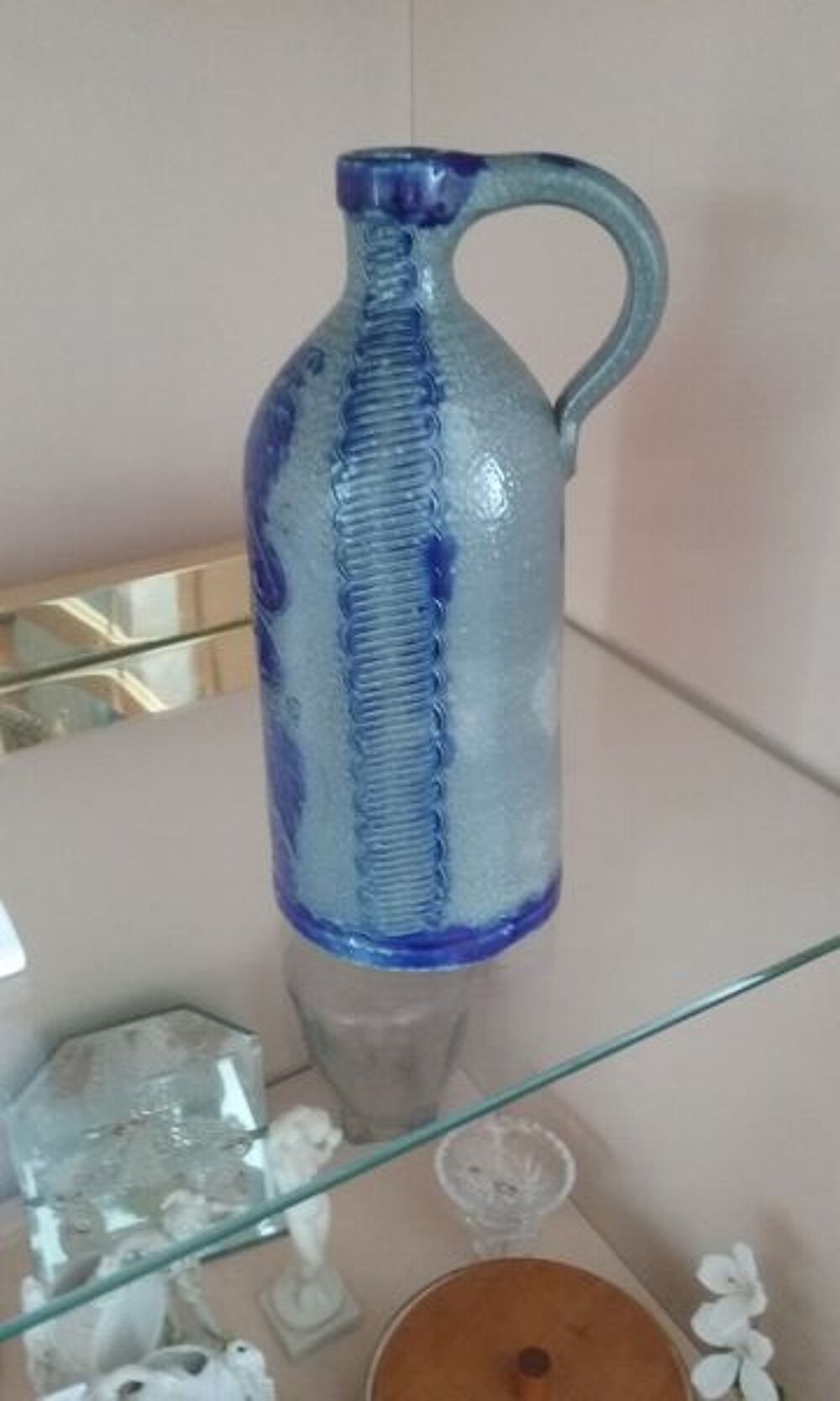 Joli flacon bleu Décoration