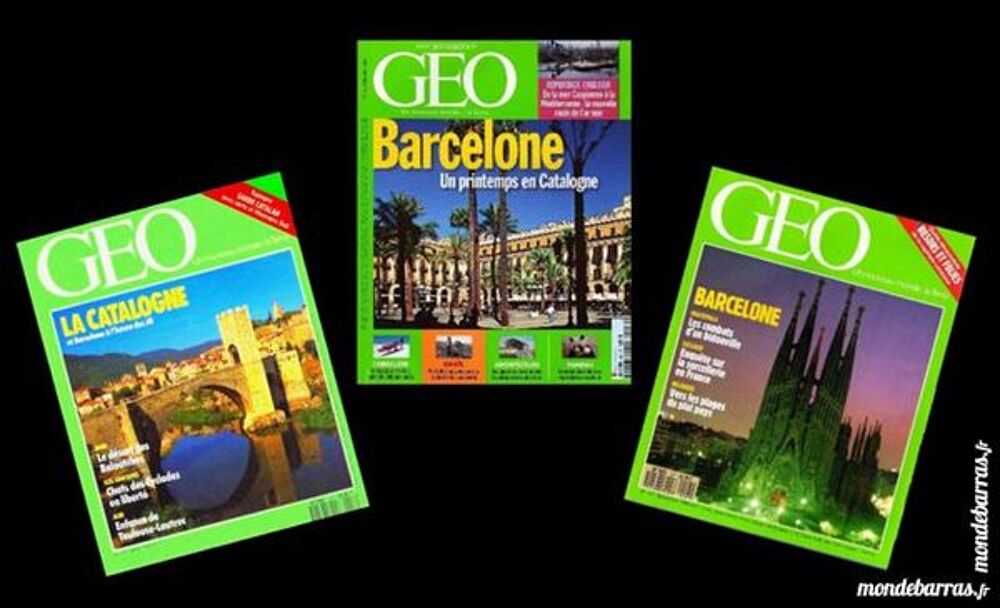 BARCELONE - g&eacute;o - ESPAGNE Livres et BD