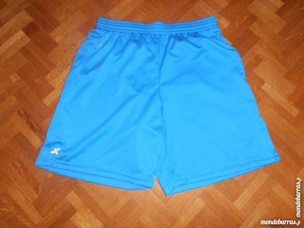 Short football adulte bleu et blanc Sports