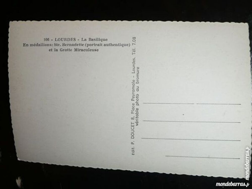 Carte postale Lourdes La Basilique 