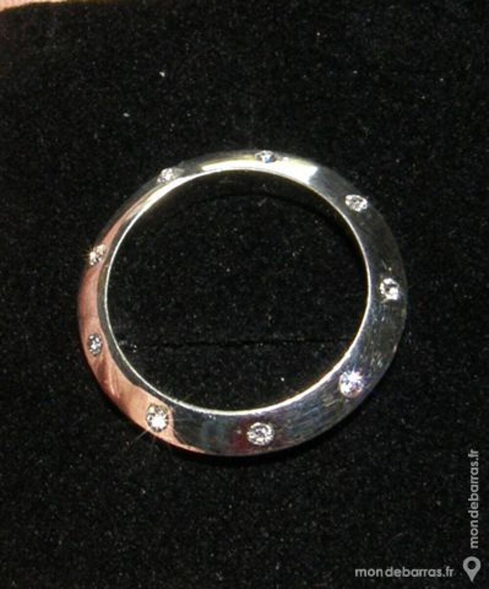 Alliance argent 18 ZIRCONIAS Bijoux et montres