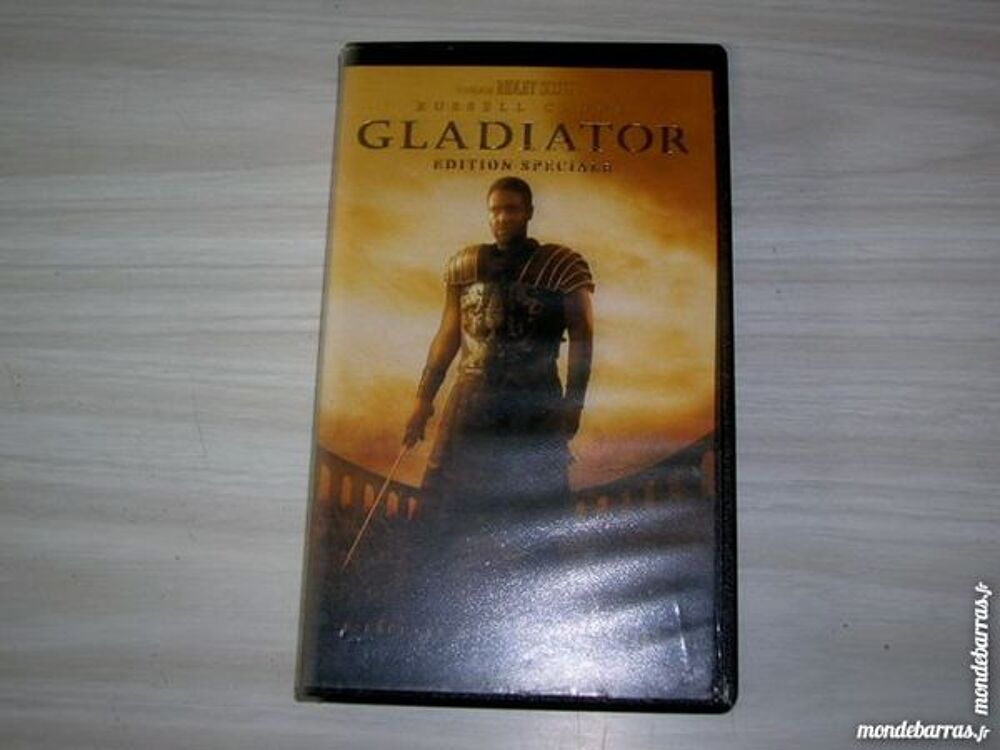 K7 VIDEO VHS GLADIATOR DVD et blu-ray