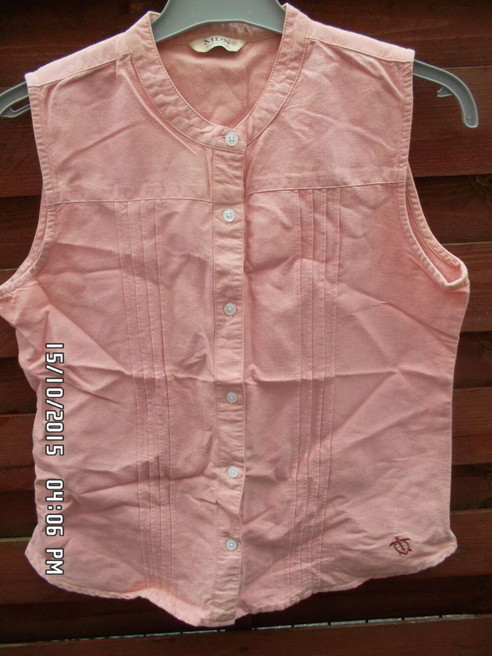 CHEMISIER DEBARDEUR SAUMON*JUSTE 2E*KIKI60230 Vêtements