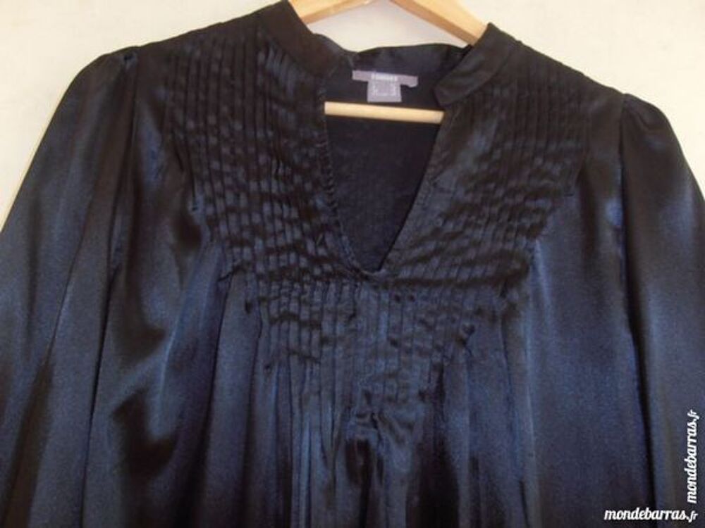 Tunique satin noir Vêtements