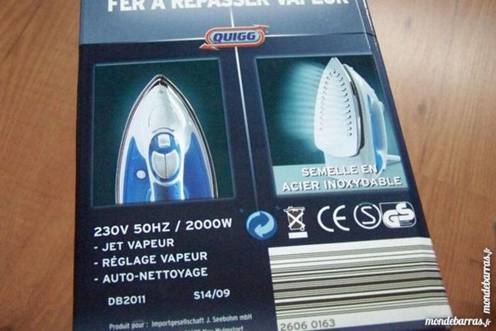 fer &agrave; repasser 2000 watts, NEUF Electroménager