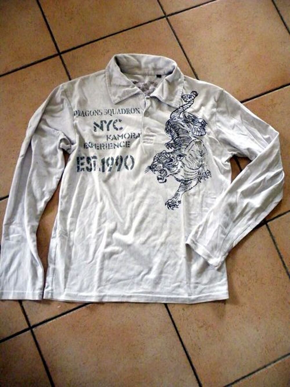 t shirt manche longue "Kamora jean" Vêtements