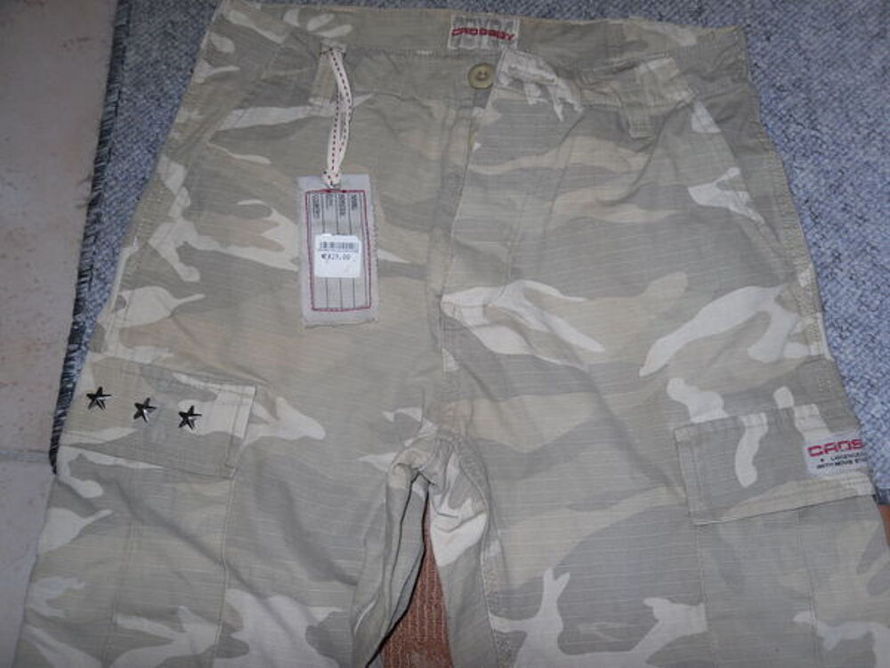 Pantalon Kaki style Militaire Neuf &eacute;tiquette Taille S = 39 Vêtements