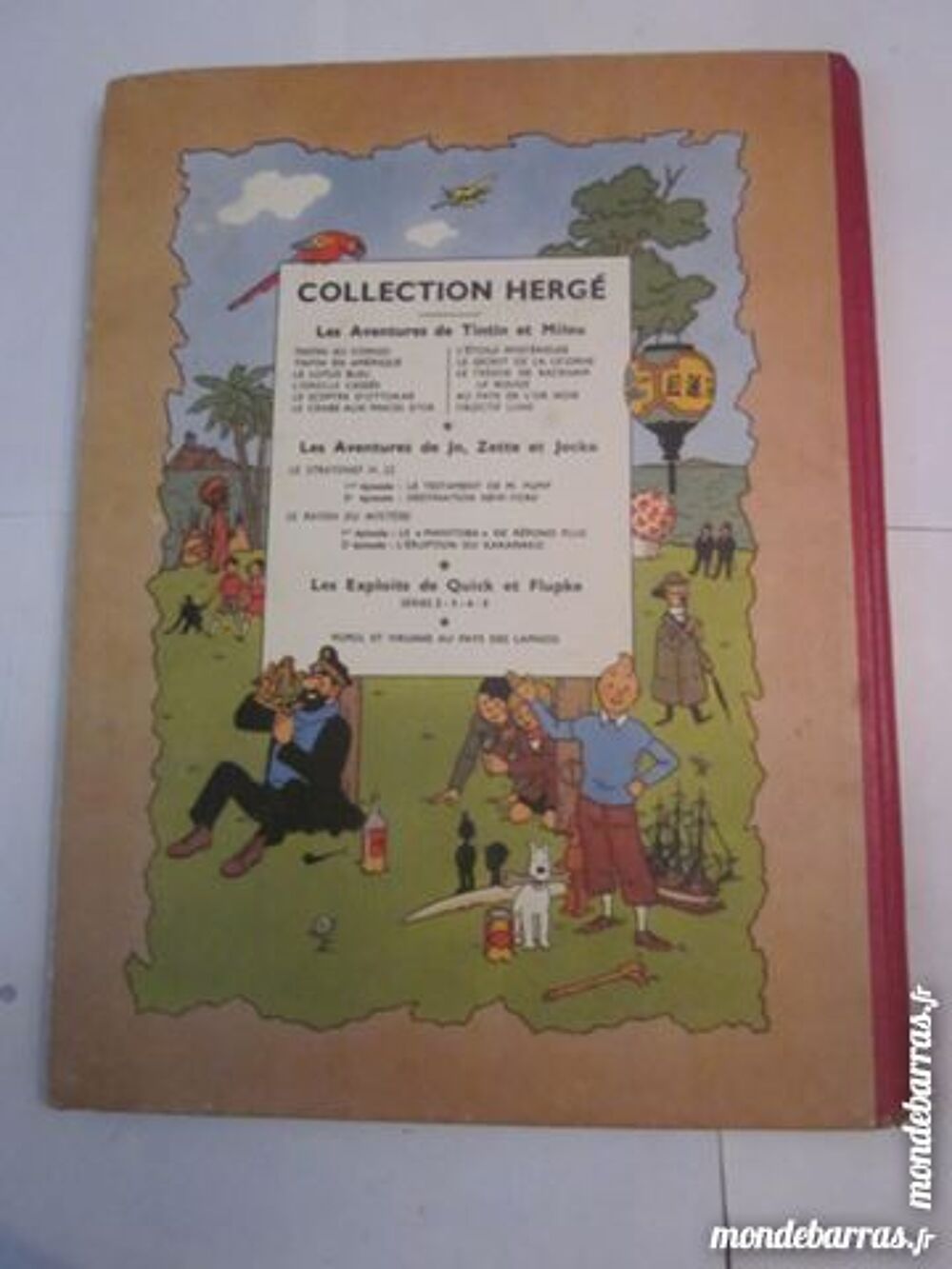 BD E O TINTIN OBJECTIF LUNE Livres et BD