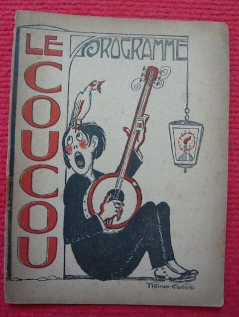 Programme du cabaret du rire Le Coucou (1945) 30 Sucy-en-Brie (94)