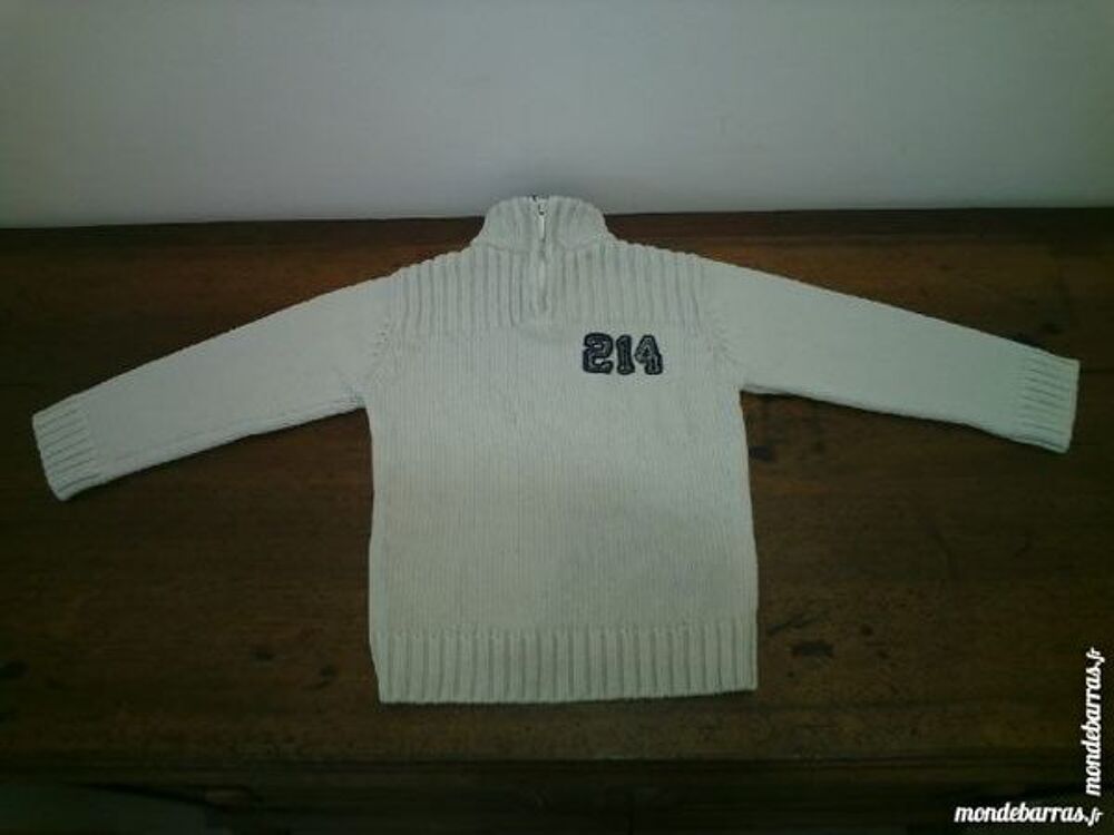 Pull &eacute;cru Oka&iuml;di 4 ans Vêtements enfants