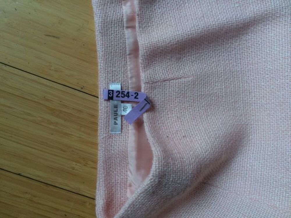 Jupe droite rose Paule KA T40 Vêtements