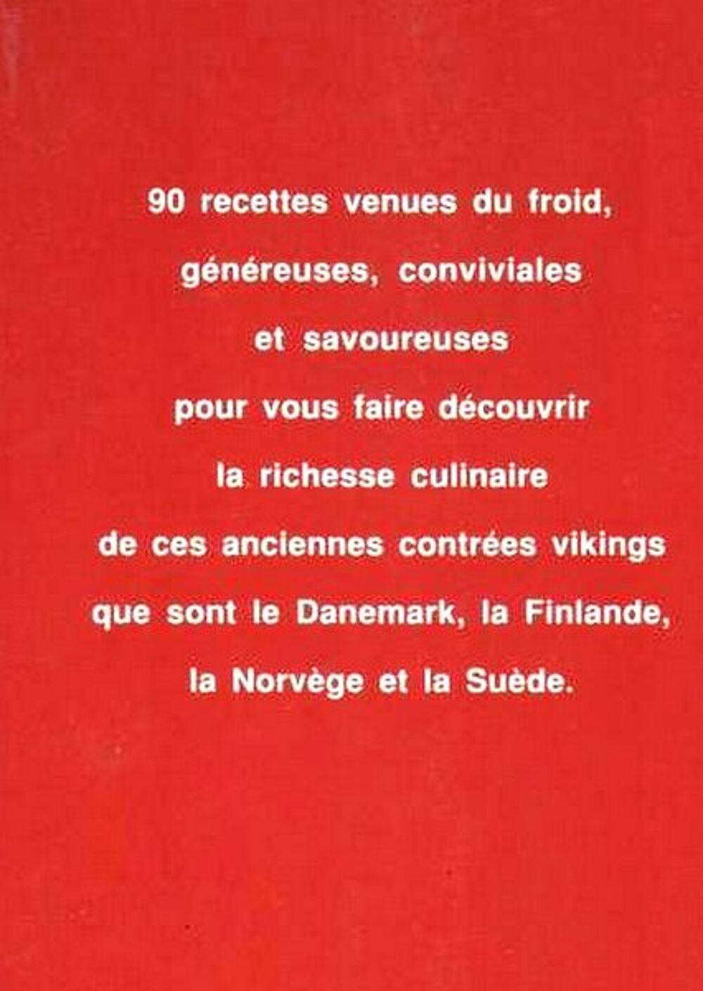 LA CUISINE de SCANDINAVIE / prixportcompris Livres et BD