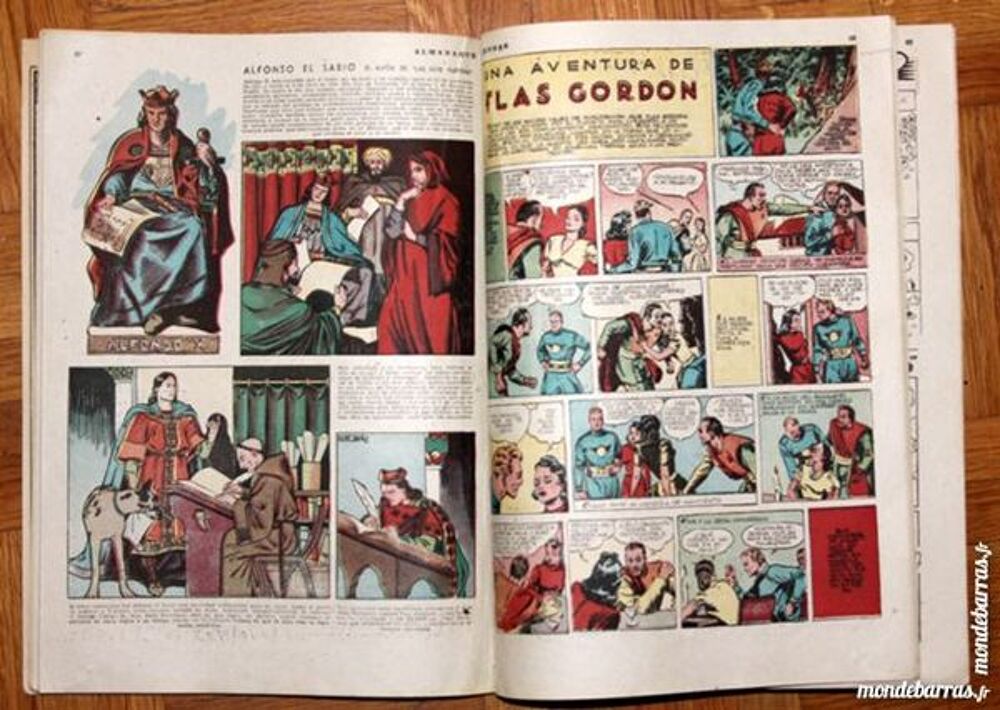 ALMANAQUES DE LEYENDAS 1946 Flash Gordon Livres et BD