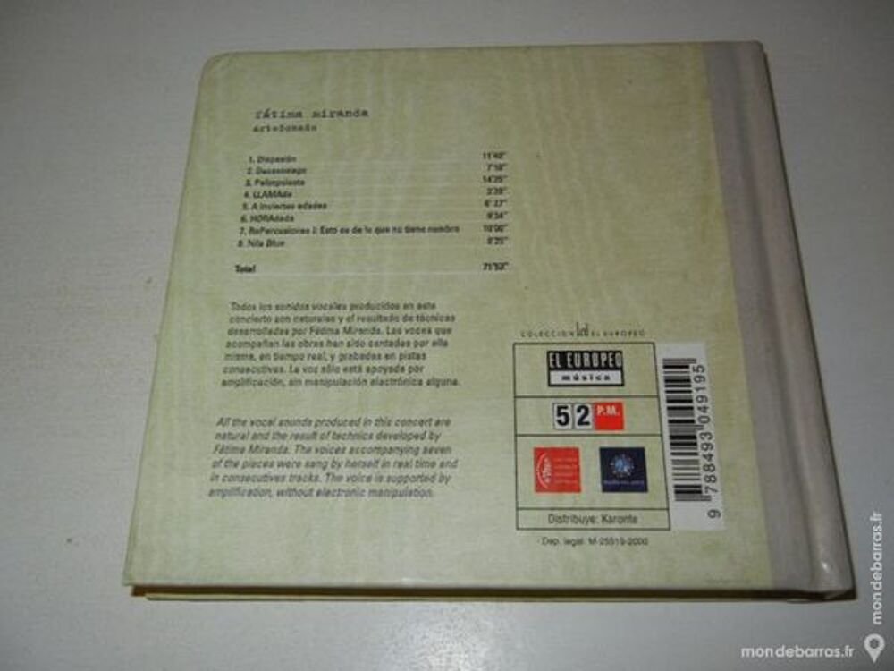 fatima miranda CD et vinyles