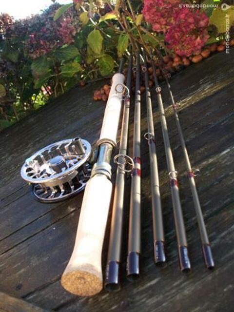 CANNE A MOUCHE SAUMON 13'8  pche passion 56 280 Plumliau (56)