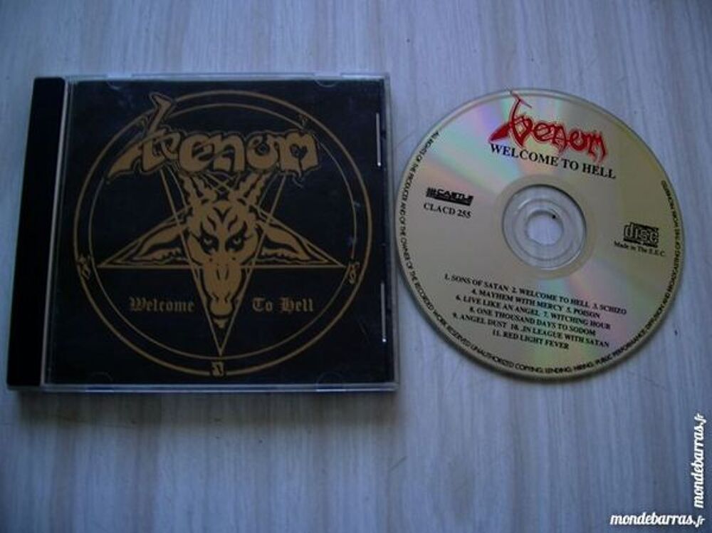 CD VENOM Welcome to Hell - CD et vinyles