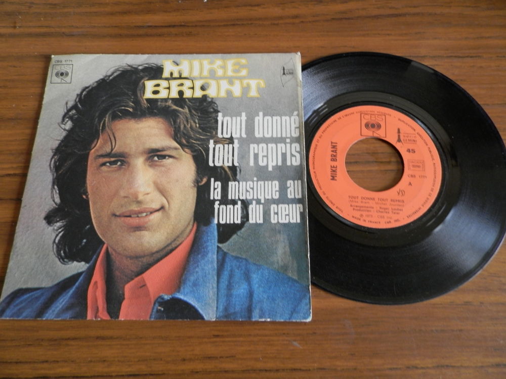 Mike Brant Tout donn&eacute; tout repris CD et vinyles