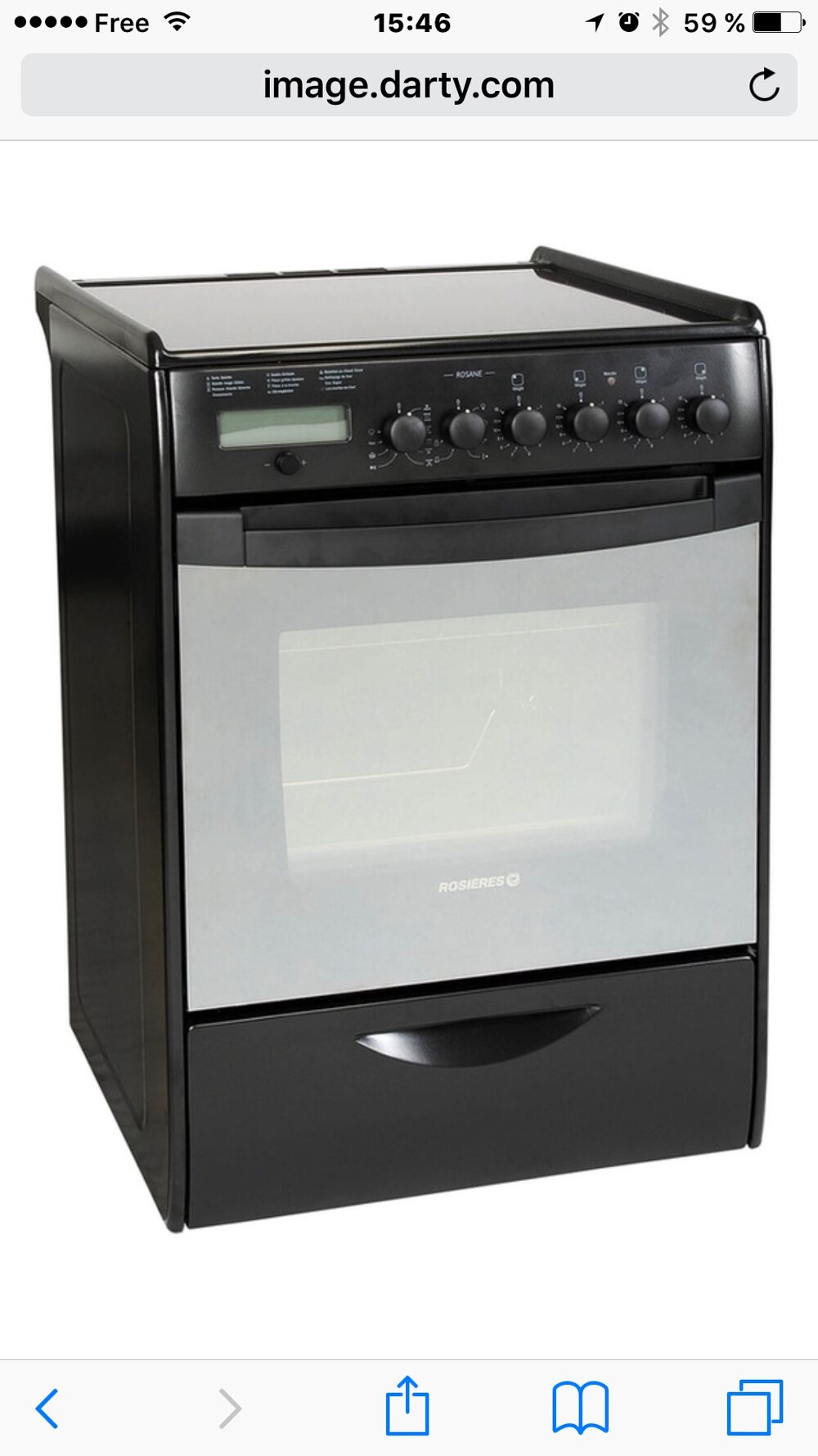 cuisini&egrave;re tr&egrave;s bonne &eacute;tat Rosi&egrave;re Electroménager