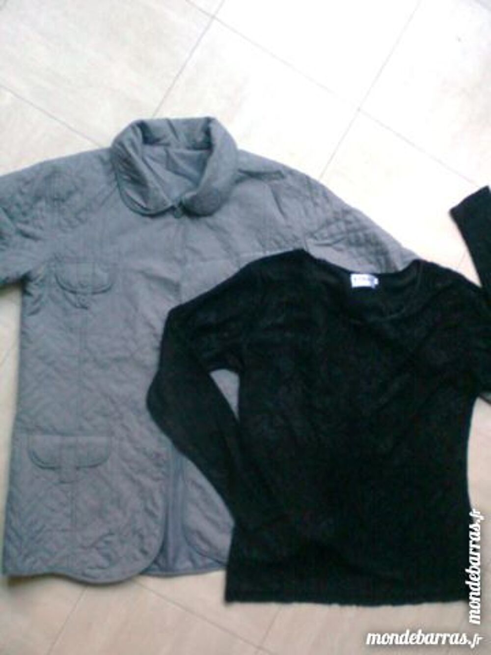 veste l&eacute;g&egrave;re , haut dentelle noire - M - zoe Vêtements