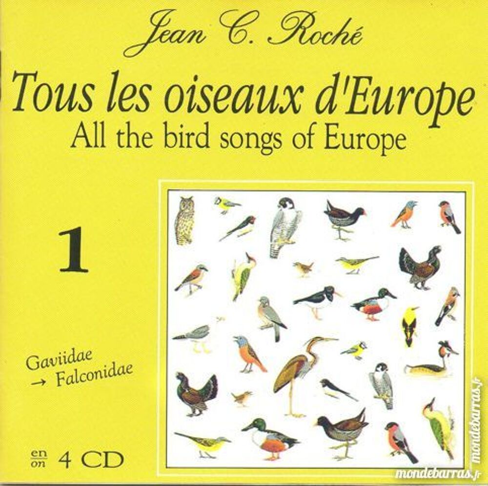 Chants d'oiseaux du monde entier CD et vinyles