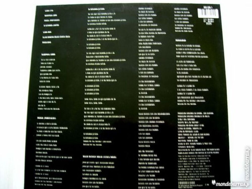 33 TOURS STING/POLICE Nada como el sol - ORIGINAL CD et vinyles