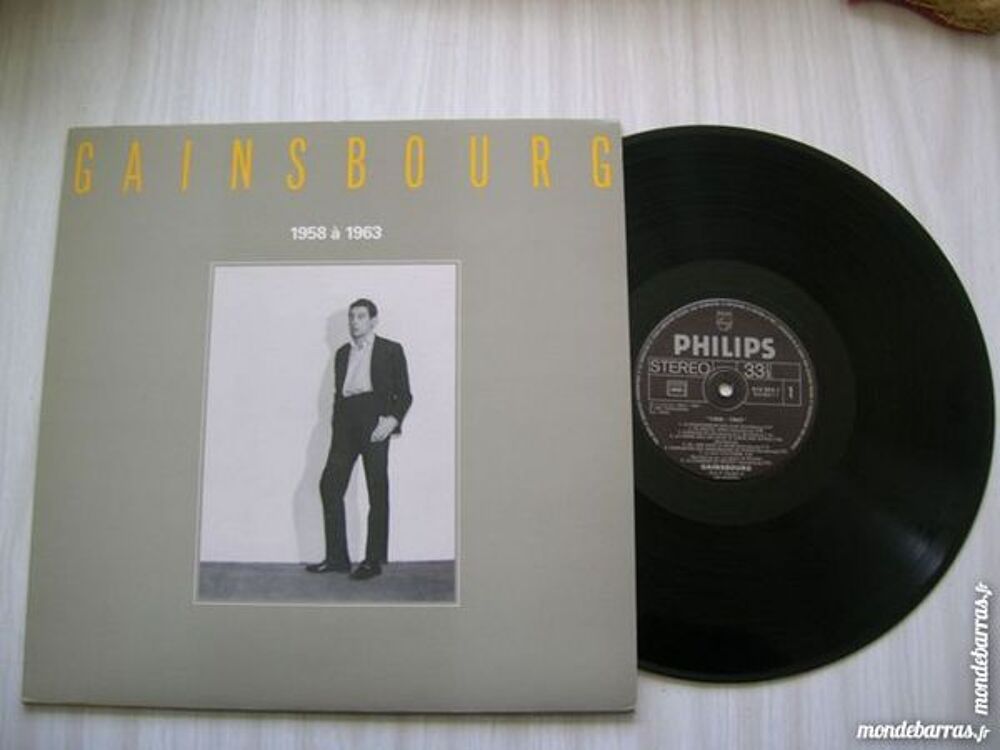 33 TOURS SERGE GAINSBOURG 1958 &agrave; 1963 CD et vinyles