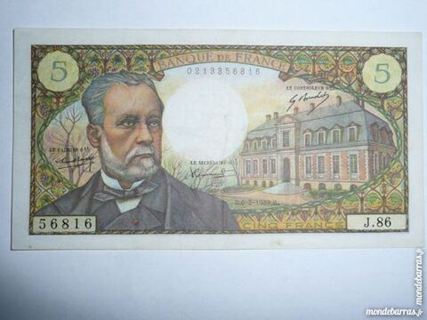 Jolie billet de 5 francs Pasteur B.6-2-1969 37 Bordeaux (33)