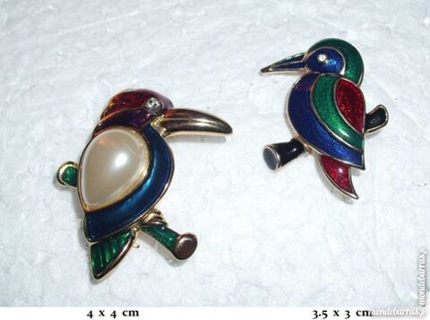 Deux broches oiseaux style ART DECO 35 Antibes (06)