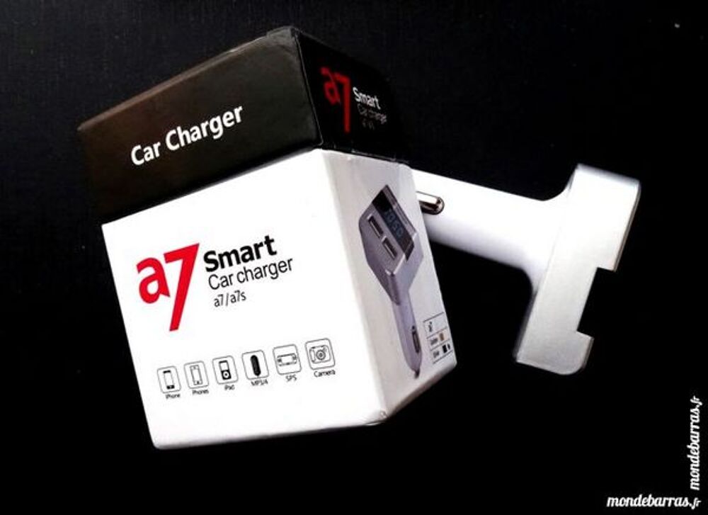 chargeur de voitures avec &eacute;cran LED Téléphones et tablettes