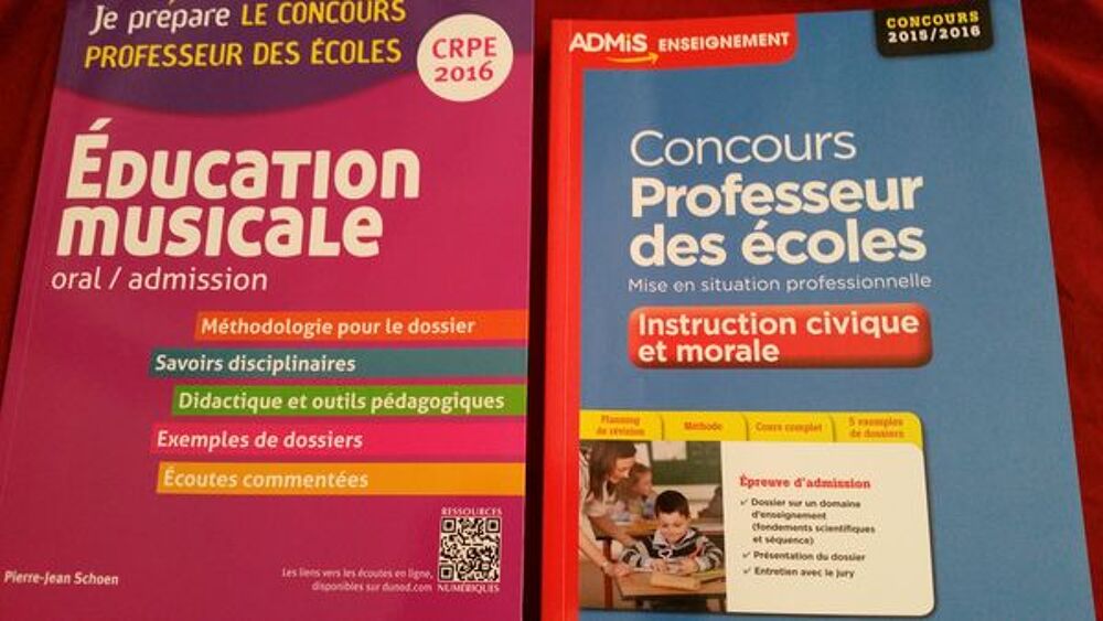 crpe dossier musique et instruction civique et morale Livres et BD