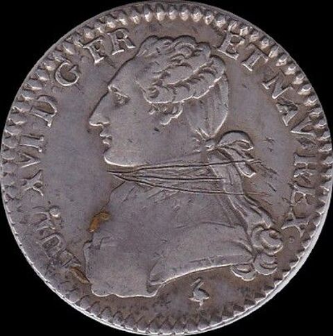 Louis XVI 10ème d'écu 1777A Paris 60 Couzeix (87)