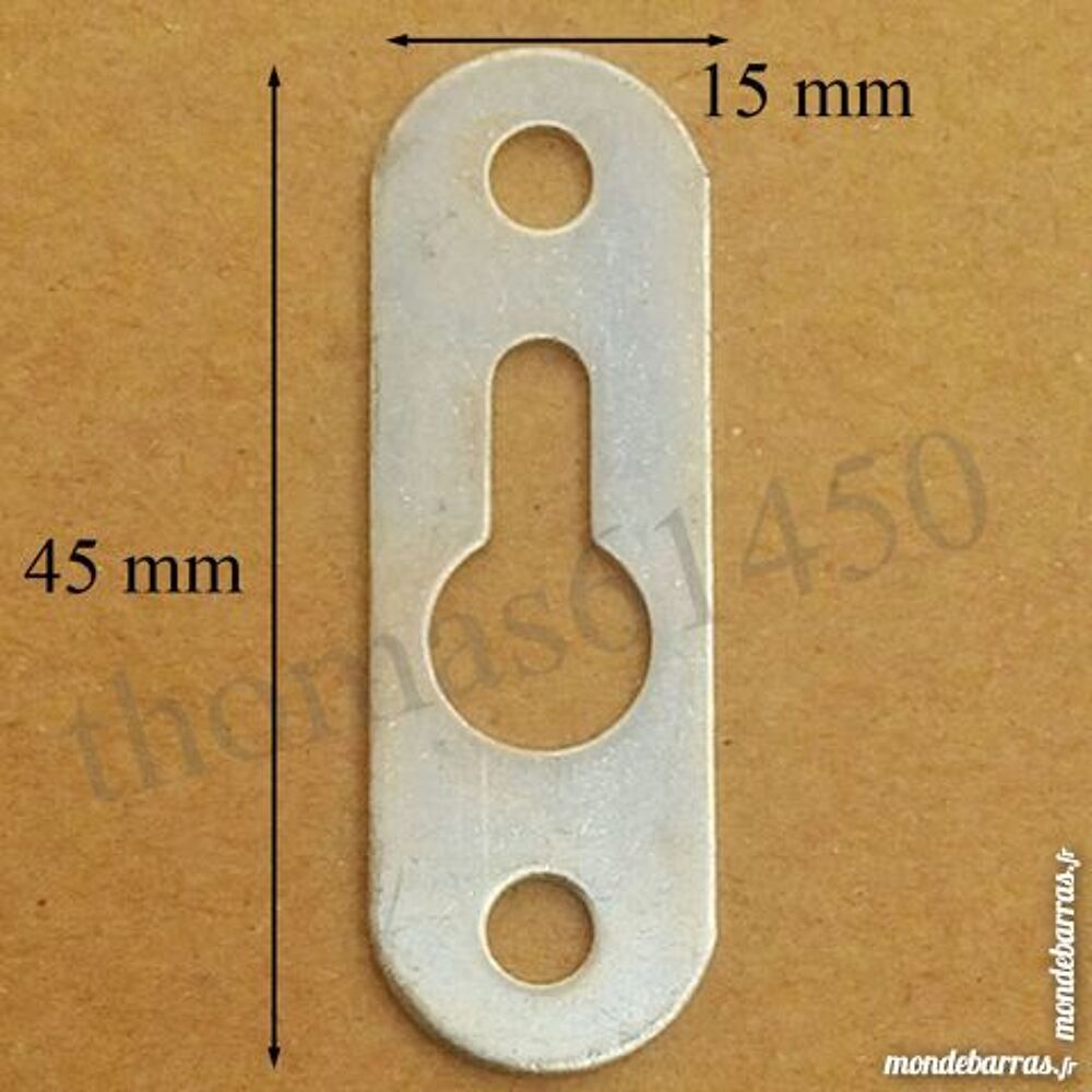Lot de 20 Fixations Murales Attache Miroir Cadre Bricolage