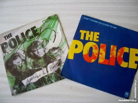 LOT de 2 DISQUES 45 TOURS POLICE 12 Nantes (44)