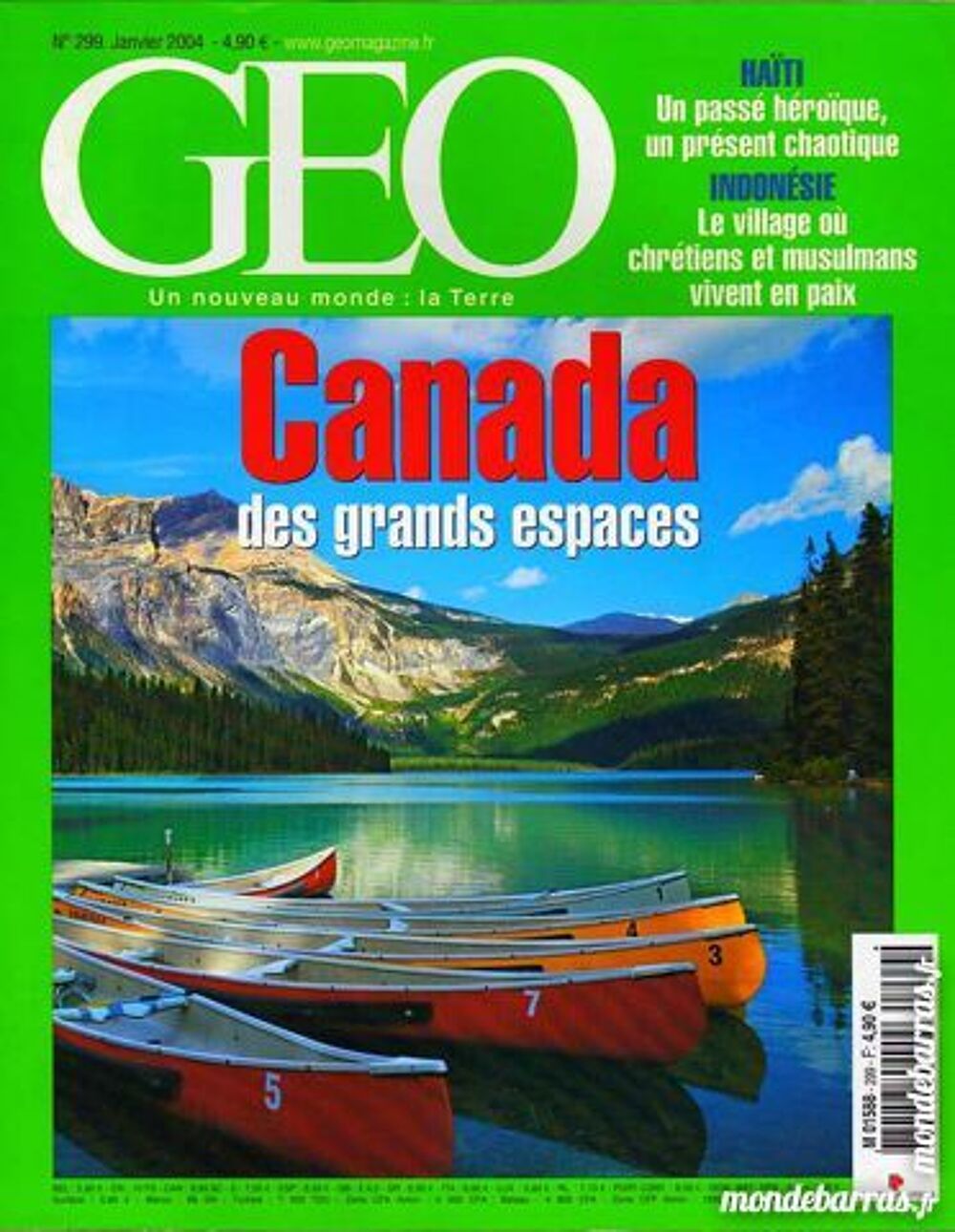 CANADA - g&eacute;o - VOYAGE Livres et BD