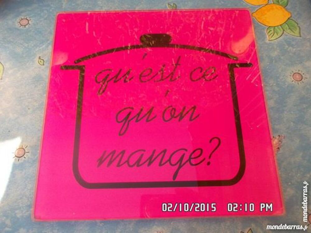 dessous de plat rose Cuisine