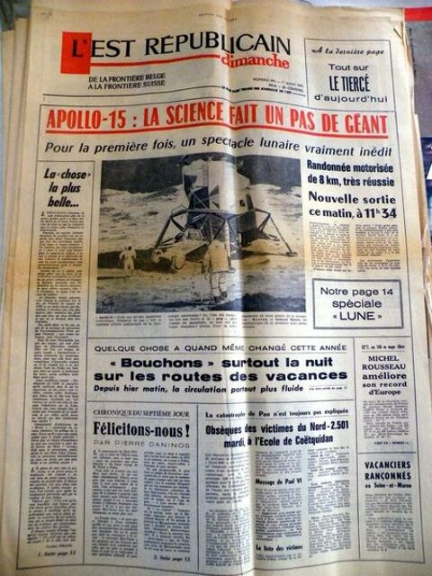 L'est republicain 1 Aout 1971  20 Viriat (01)