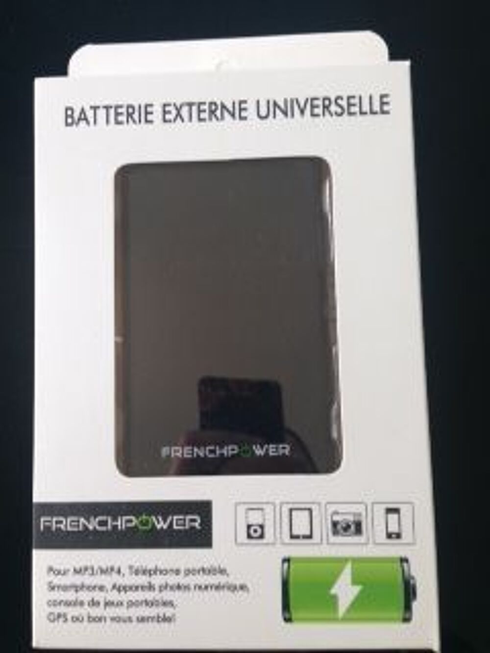Power Bank en aluminium bross&eacute; Téléphones et tablettes