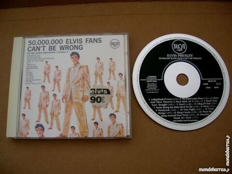 CD ELVIS PRESLEY 50.000.000 Elvis Fans can't be 10 Nantes (44)