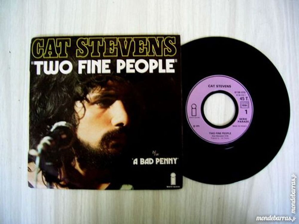 45 TOURS CAT STEVENS Two fine people CD et vinyles