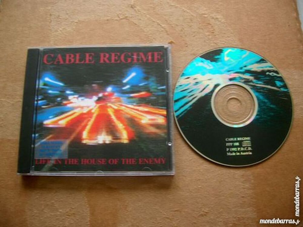 CD CABLE REGIME Life in the house of the Enemy CD et vinyles