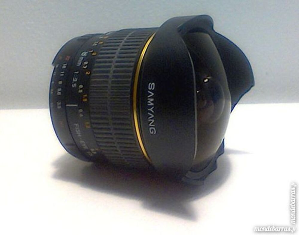 Fisheye samyang 8mm 3.5 cs monture Nikon Photos/Video/TV