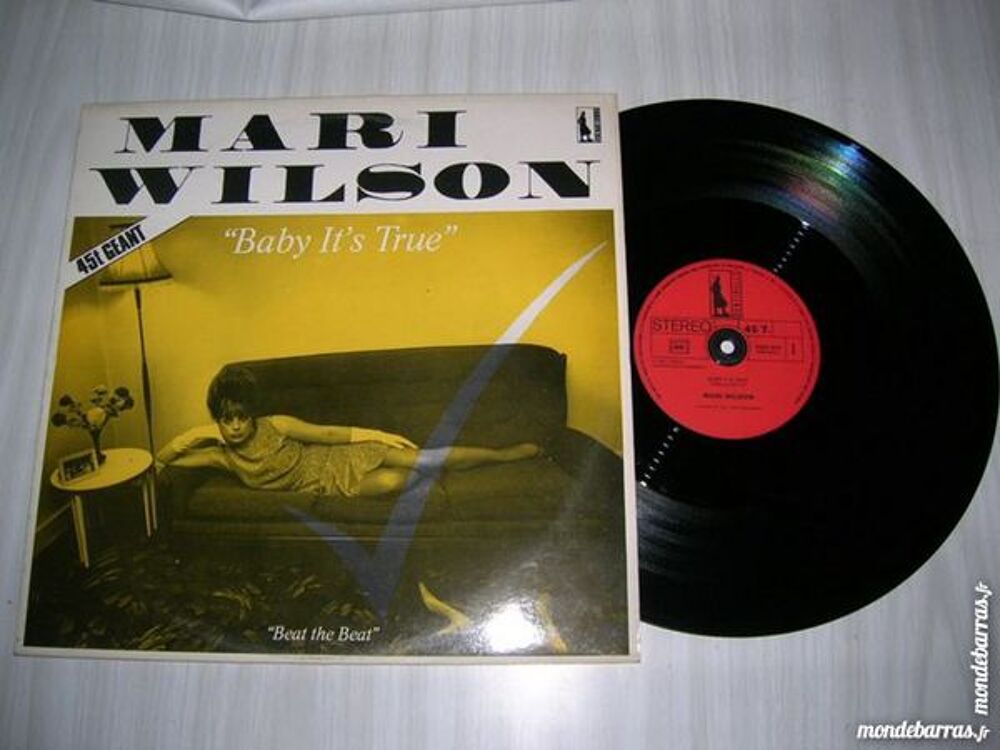 MAXI 45 TOURS MARI WILSON Baby It's True CD et vinyles