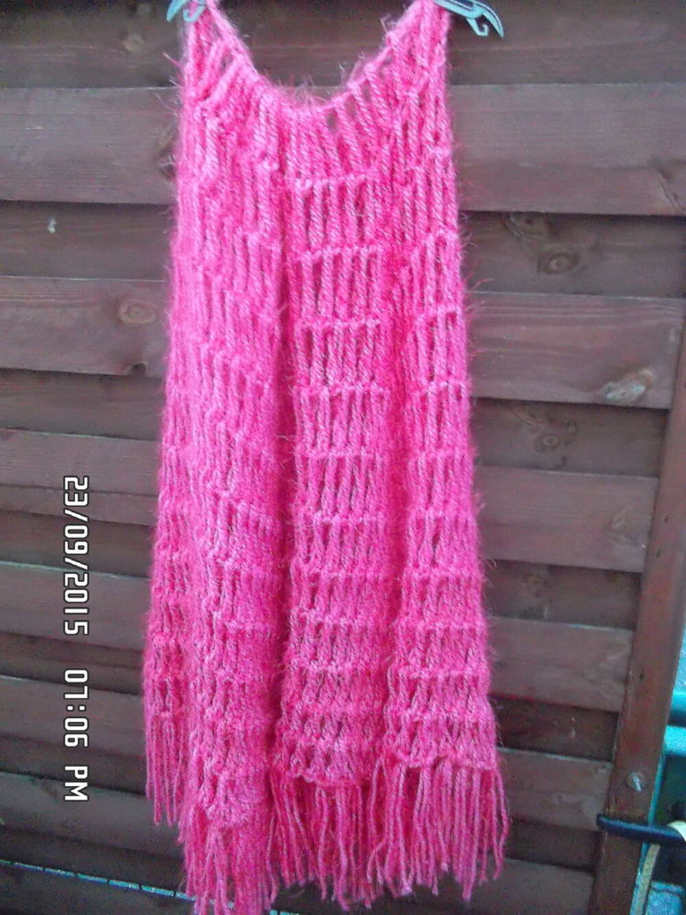 PONCHO ROSE*JUSTE 5E*KIKI60230 Vêtements