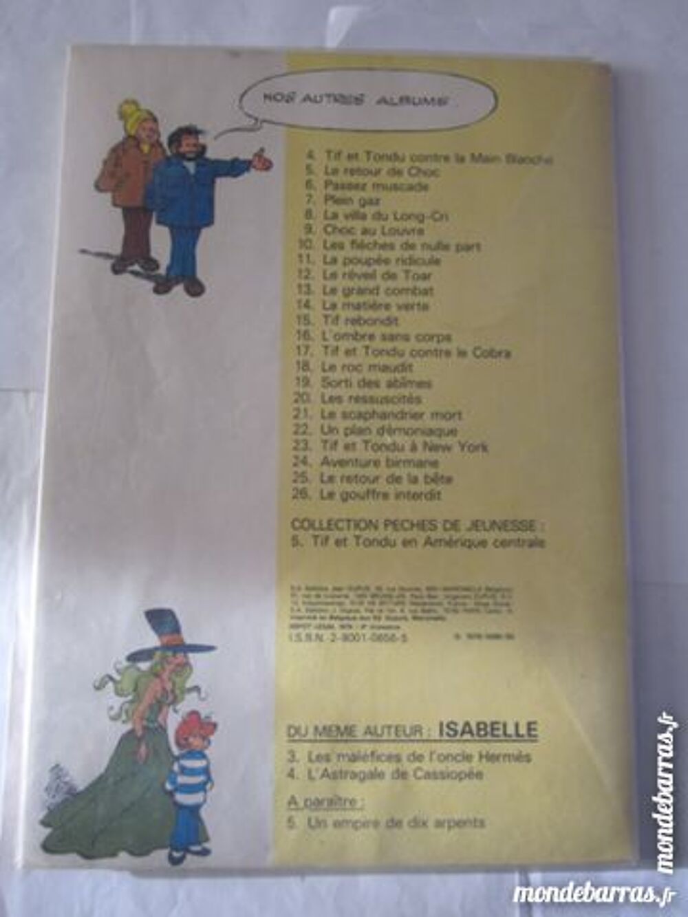 BD E O TIF ET TONDU 27 LES PASSE MONTAGNES Livres et BD