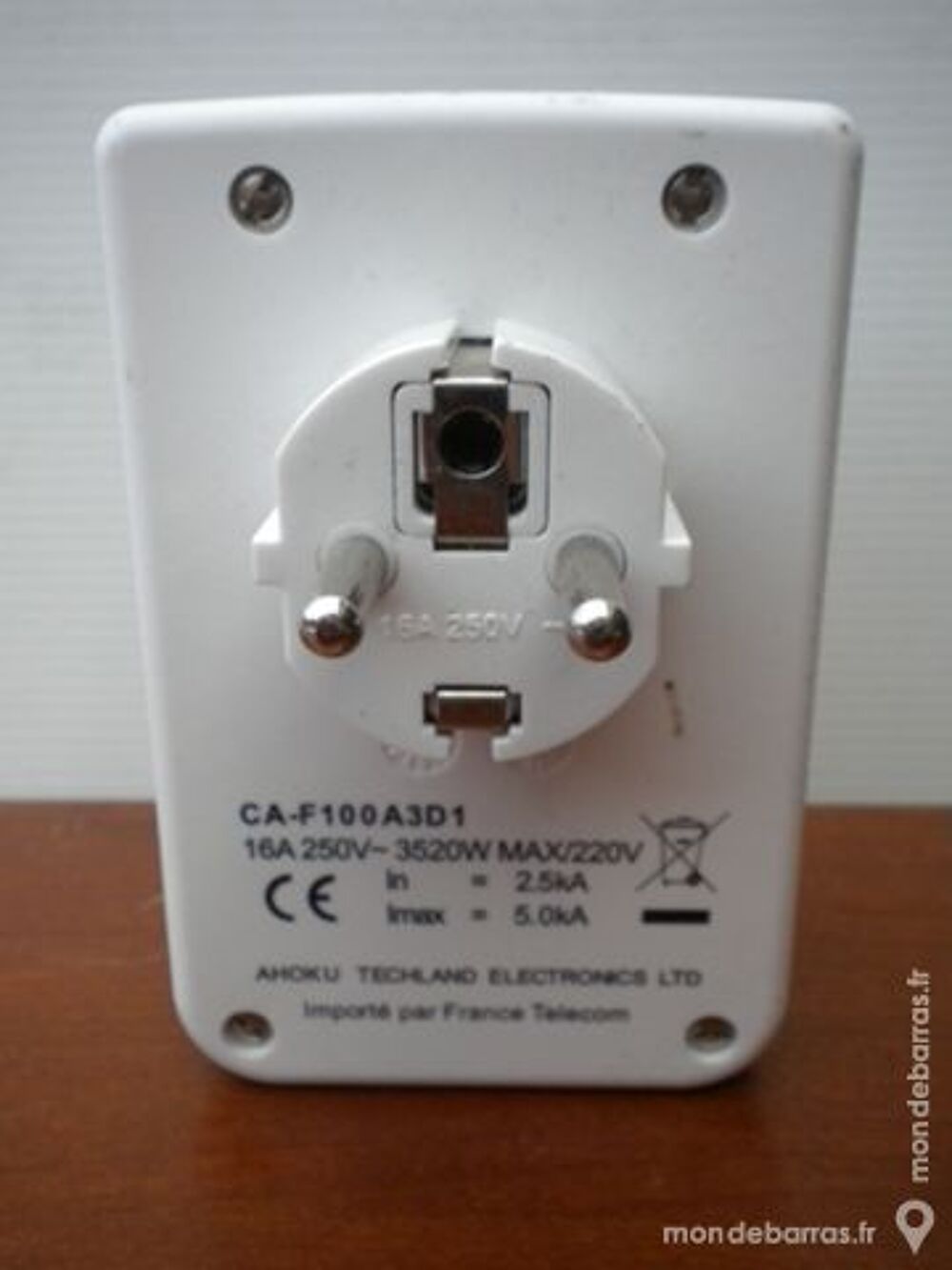 PRISE PARAFOUDRE &laquo; Ahoku Techland Electronics &raquo; Téléphones et tablettes