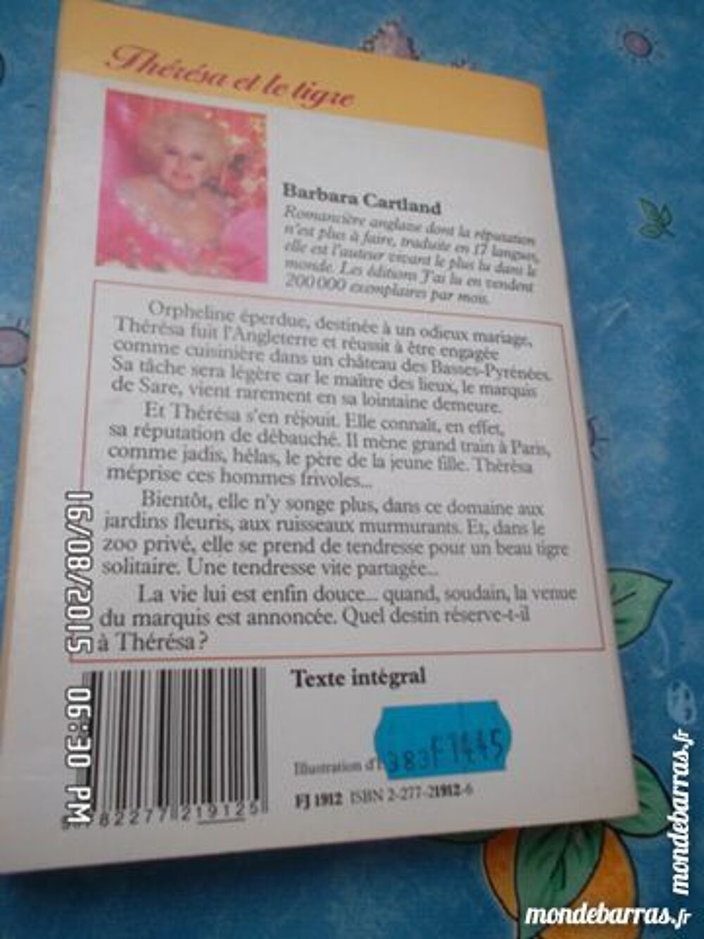 THERESA ET LE TIGRE Livres et BD
