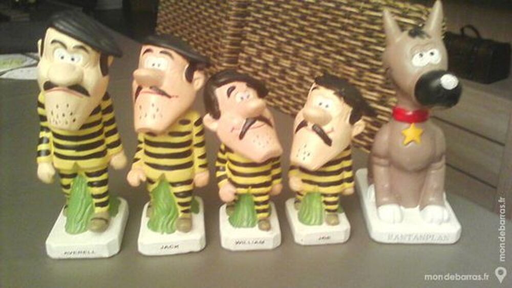 Figurines dalton avec rantanplan 