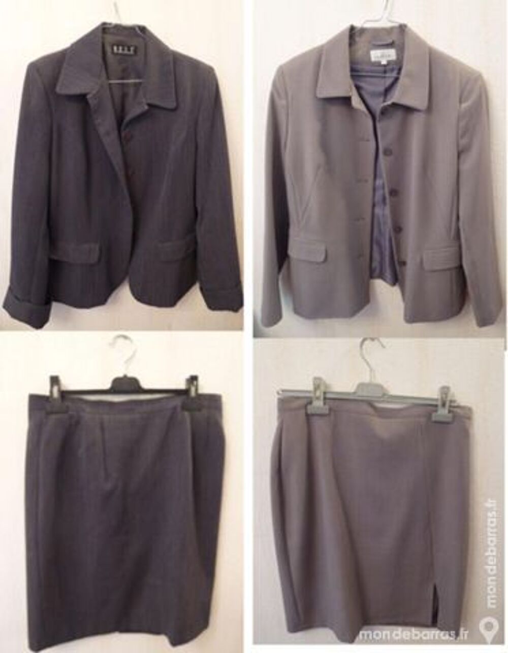 tailleur veste et jupe Vêtements