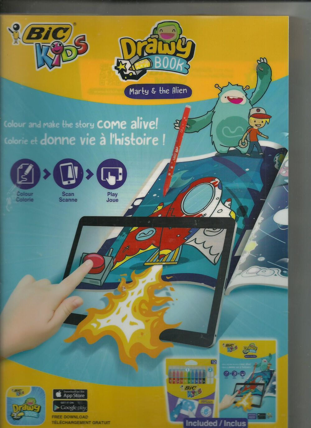 ALBUM DE COLORIAGE INTERACTIF BIC KIDS NEUF Livres et BD